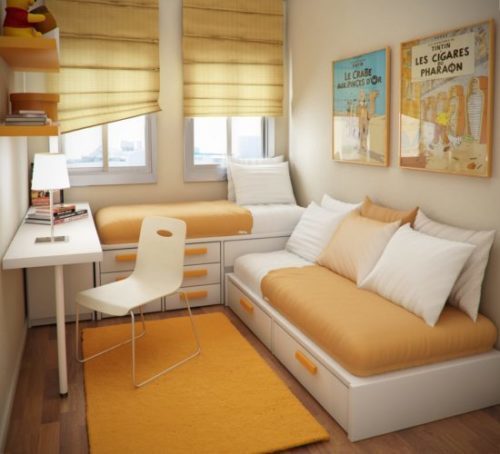 kamar tidur minimalis sederhana gambar